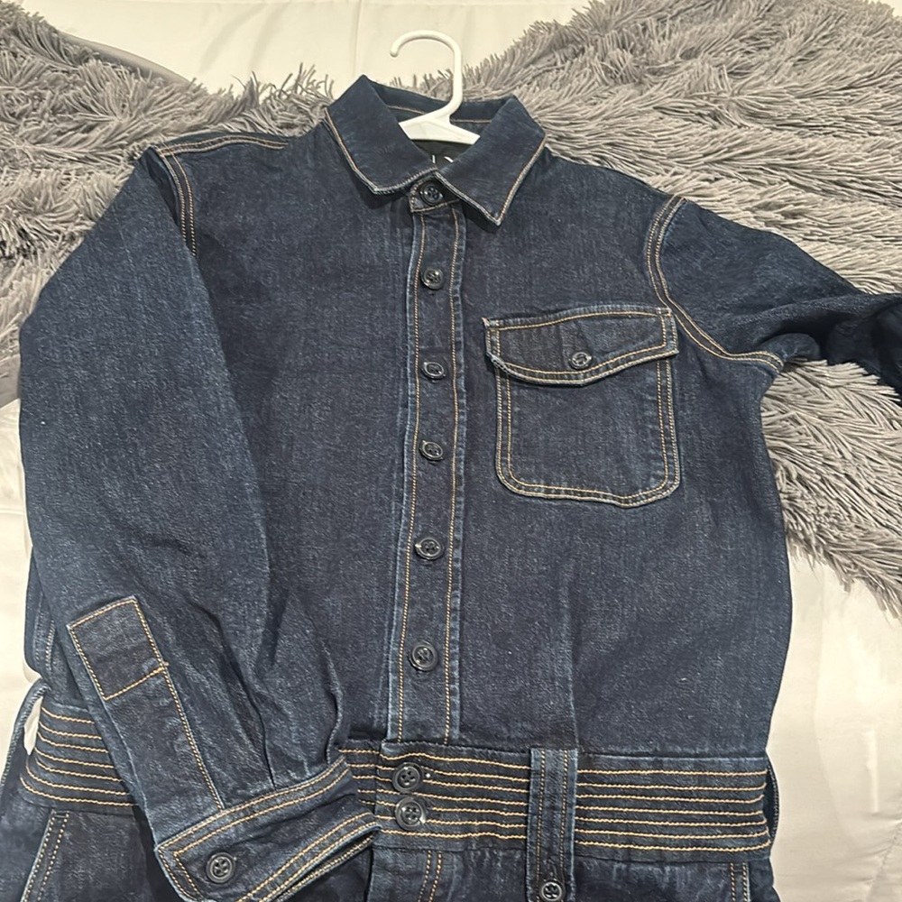Armani Exchange Indigo Denim jumpsuit for women